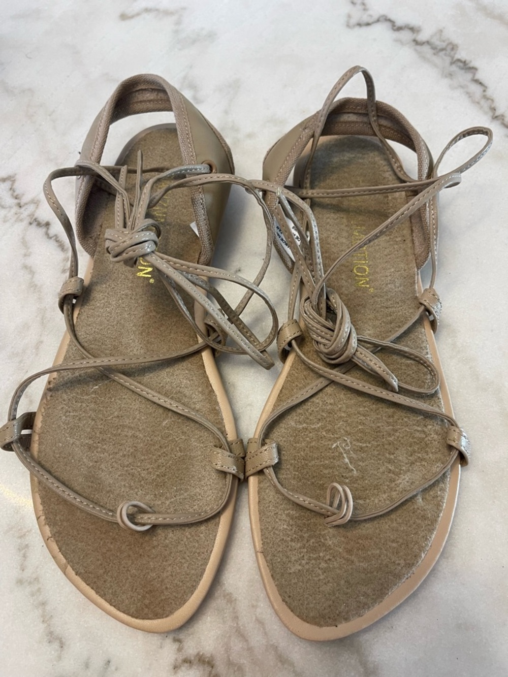 Danznmotion Lyrical Hermes Grecian thong sandals